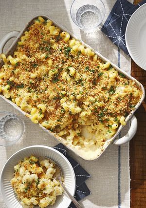 A picture of Cauliflower Mac 'n' Cheese.