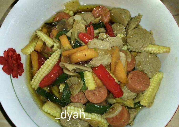 Resep Tumis bakso dan sosis oleh DyahAyuPutriani "dhee ...