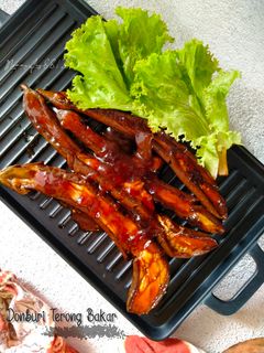 Foto resep Donburi Terong Bakar