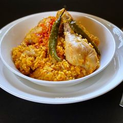 A picture of Chicken Masala Khichudi.