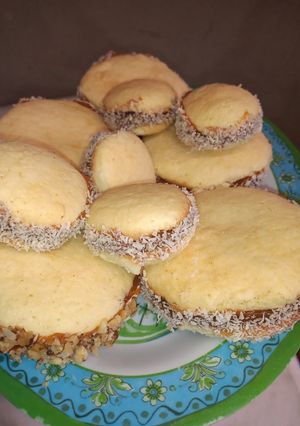 Una foto de Alfajores de maizena