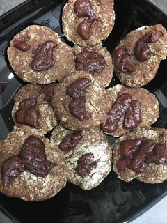 Una foto de Galletas de chocolate y mango, sin azúcar muy sanas