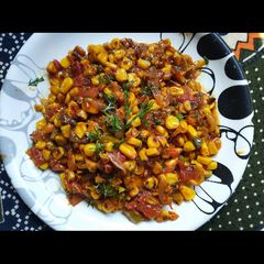 A picture of Spicy Corn Chaat.