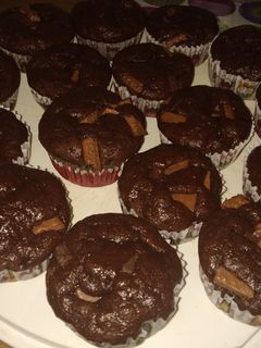 Φωτογραφία της συνταγής Chocolate-Banana muffins