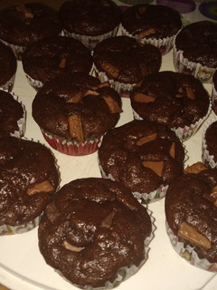 Φωτογραφία της συνταγής Chocolate-Banana muffins