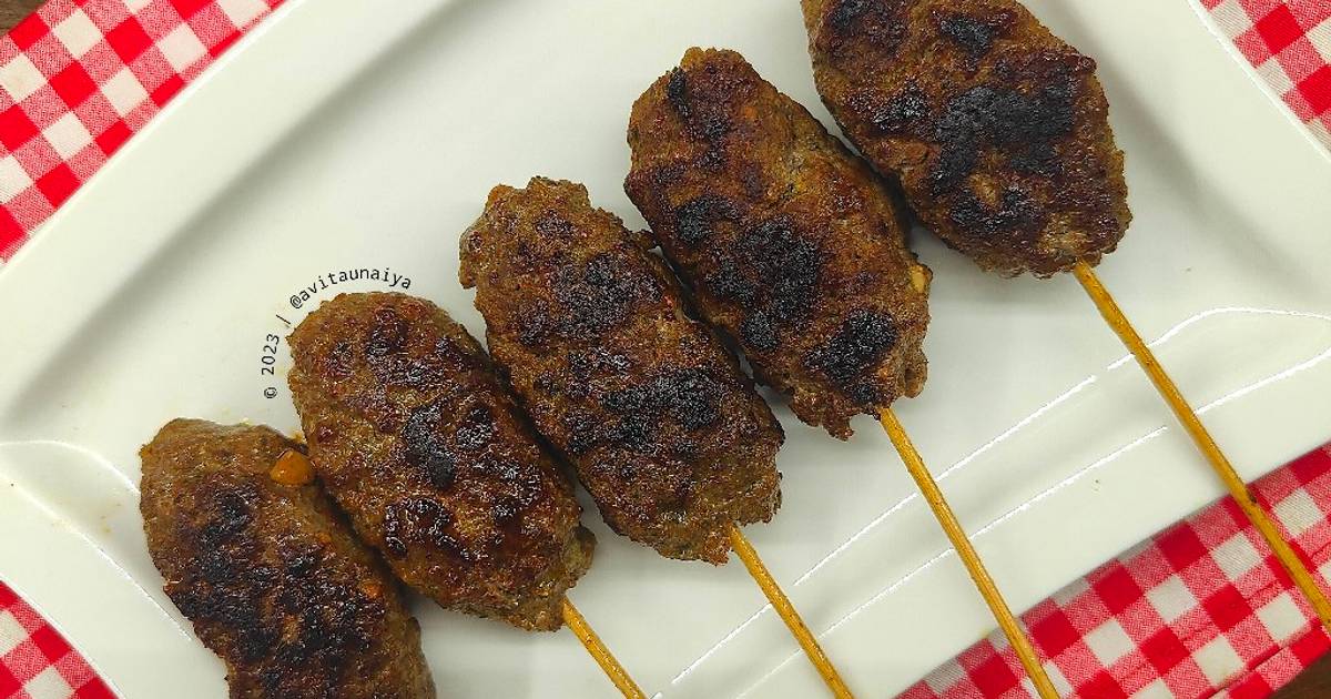 Resep Beef Kofta Kebab Sate Daging Sapi Cincang Oleh Avita Unaiya Cookpad