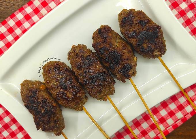 Resep Beef Kofta Kebab Sate Daging Sapi Cincang Oleh Avita Unaiya