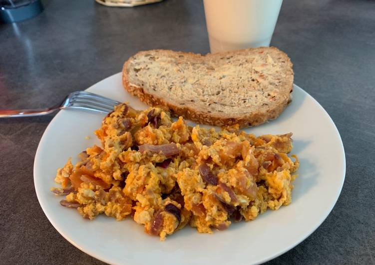 Recipe: Tasty Scrambles fried eggs