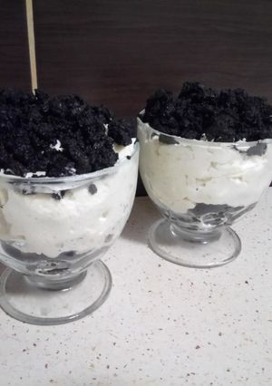 Oreós pohárkrém 10 perc alatt recept fotója