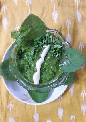 ટમટમતી લીલીછમ ચટણી(Green Chutney Recipe In Gujarati) રેસીપી મુખ્ય ફોટો