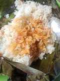 Nasi bakar ayam suir pedas