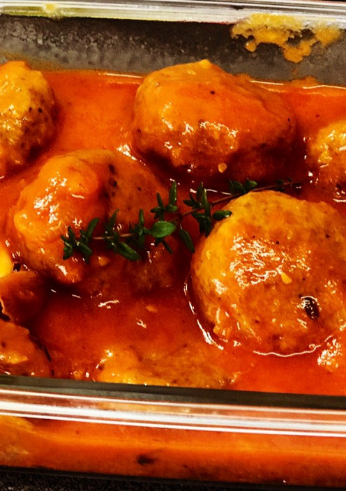 Una foto de Albóndigas a lo provenzal