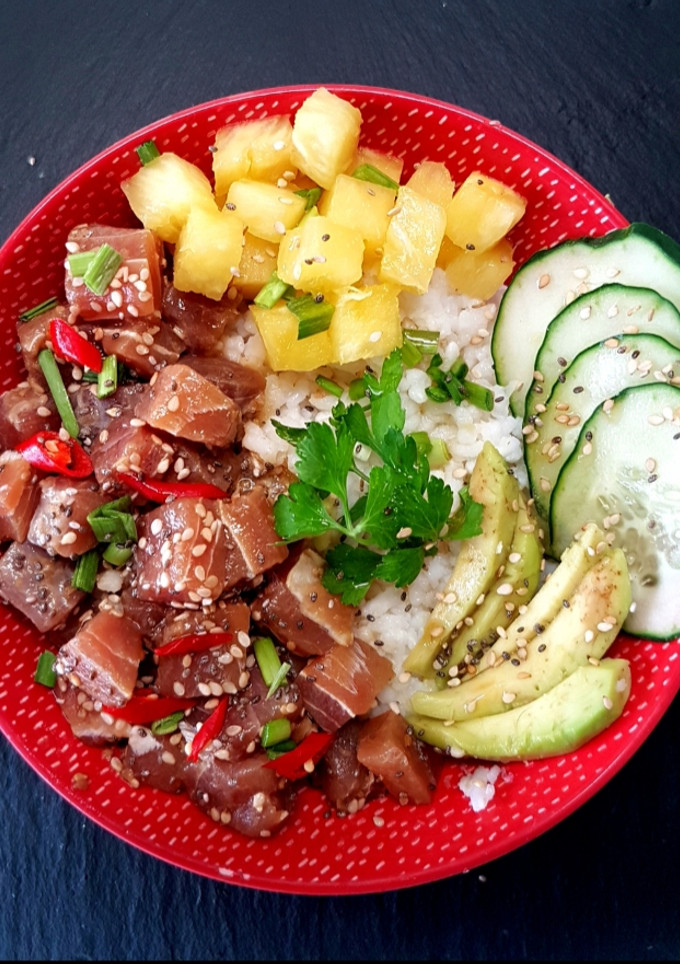 Una foto de Hawaiian Poke Bowl 🇺🇸