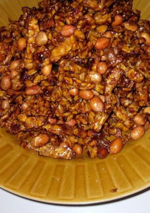 Foto resep Kering Tempe Kacang Saus Tiram