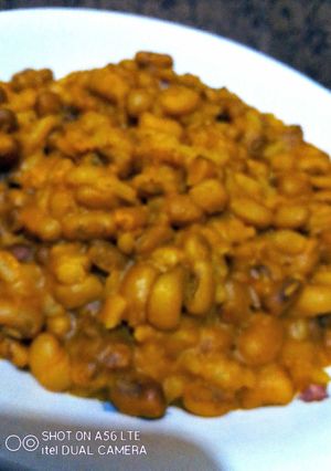 A picture of Turmeric Porridge Beans and Rice.