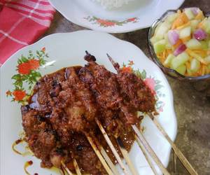 Resep mudah Sate Ayam Madura Mantul Banget