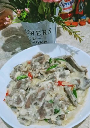 Foto resep Lidah Saus Putih Keju