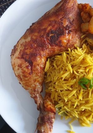 صورة لوصفة فخاد دجاج مشويه