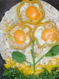 "Yellow Flower" Fried Eggs🌼🌼🌼