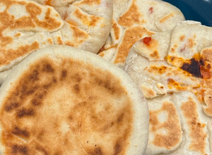 Foto de Pão Pita caseiro recheado