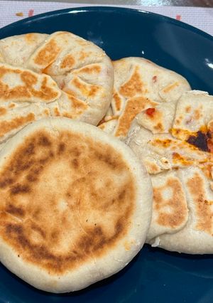 Foto de Pão Pita caseiro recheado