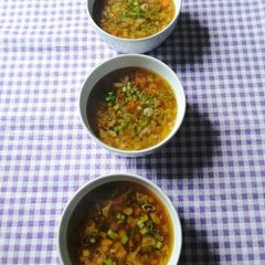 Sour veg soup A picture of Sour veg soup.