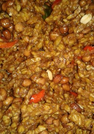 Foto resep Kering tempe pedas manis