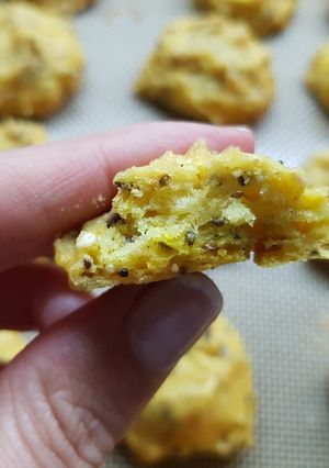 Una foto de Galletitas saladas sin gluten(comes una y no paras😅)