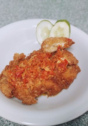 Foto resep Chicken katsu sambal geprek