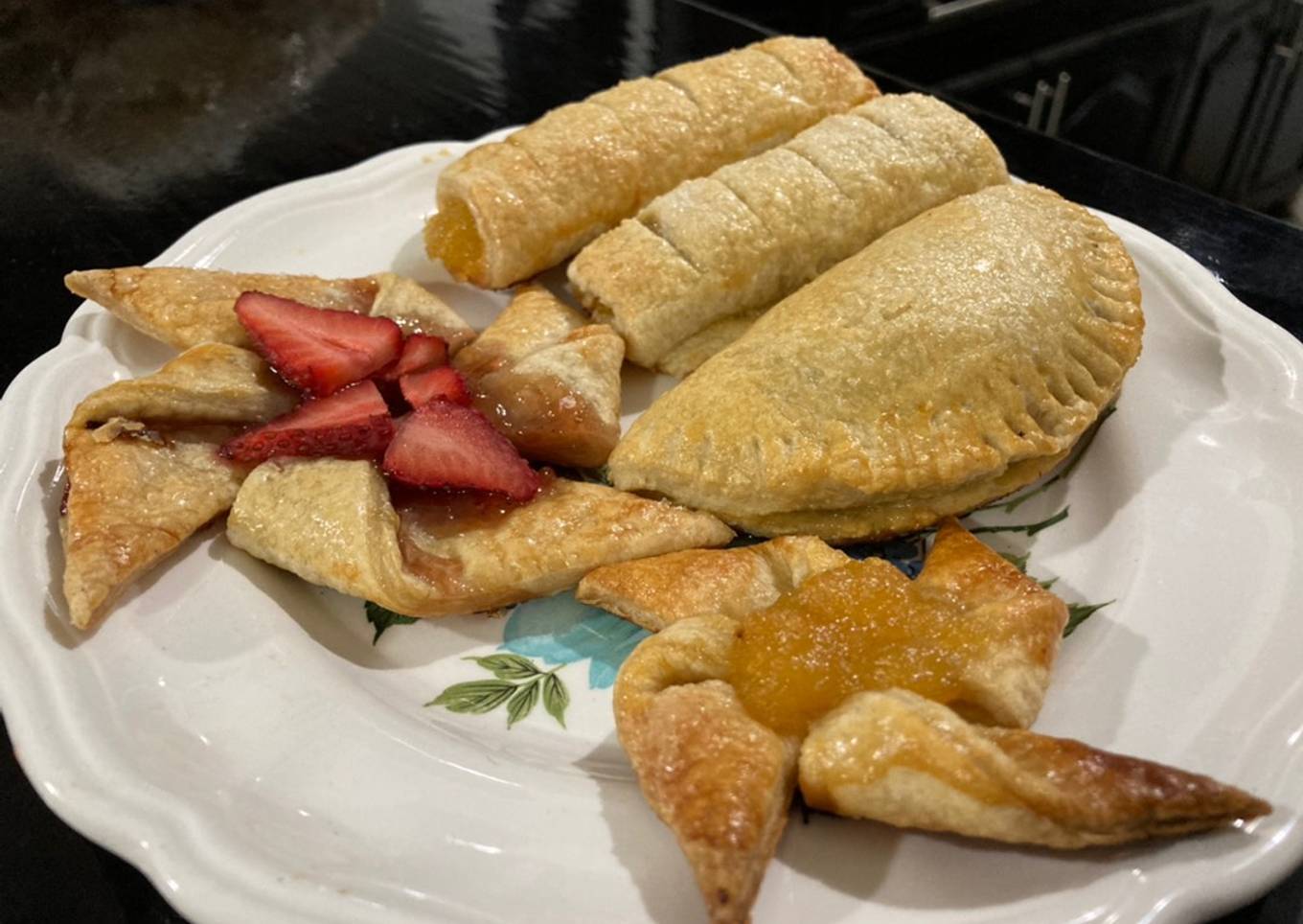 Figuras de masa hojaldre