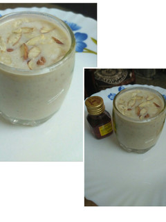 बनाना मिल्क शेक (banana milkshake recipe in Hindi) रेसिपी मुख्य फोटो