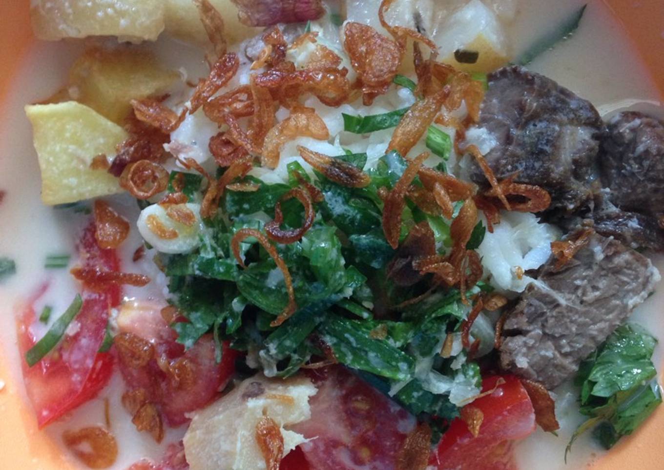 Soto sapi betawi kuah susu