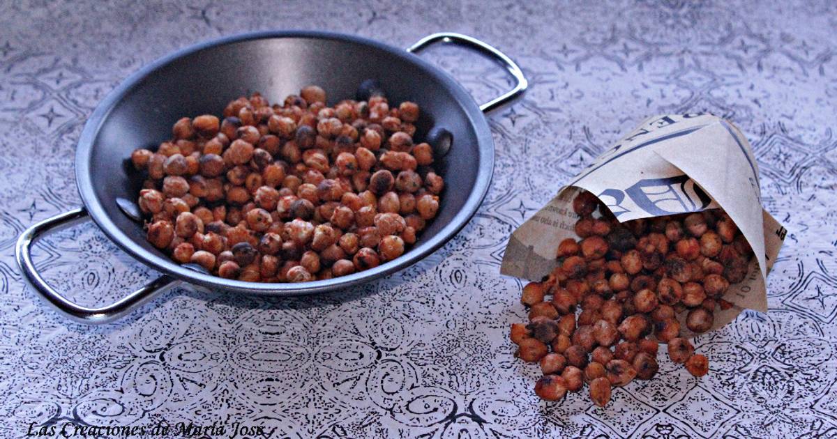 Garbanzos tostados Receta de Las Creaciones de María José- Cookpad