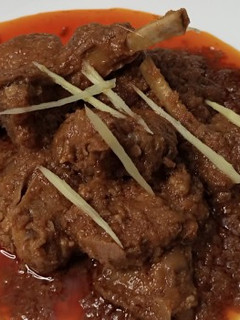 A picture of Mutton degi korma.
