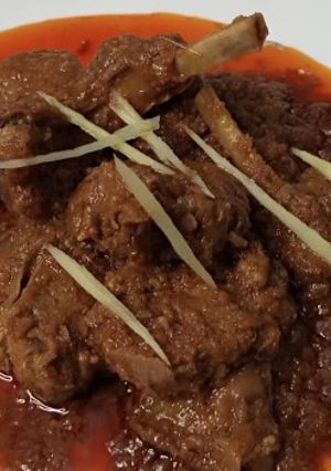 A picture of Mutton degi korma.