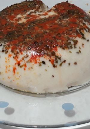 Una foto de Queso de garbanzos