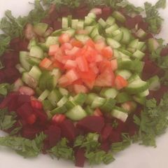 A picture of Czen color salad 🥗.