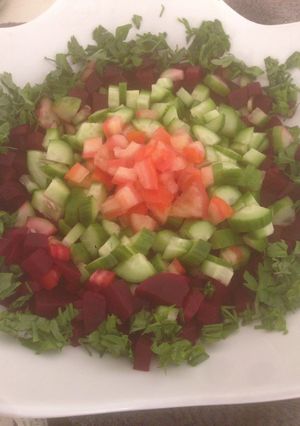 A picture of Czen color salad 🥗.