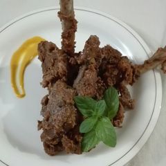 A picture of Mutton Masala Chops.