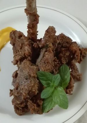 A picture of Mutton Masala Chops.