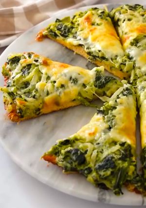 Foto de Pizza com massa de frango