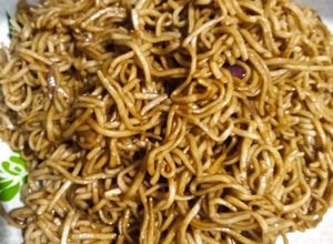 Gambar Vegan Pan Mee Goreng Simple (No Salt)