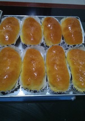 Foto resep Roti isi pisang coklat lembut