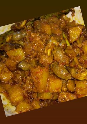 Foto resep Jantung ayam + Kentang Sambel