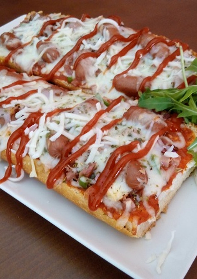 Una foto de Pan pizza