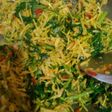 Tumis kangkung bunga pepaya