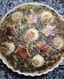 Tarta espinaca y atún