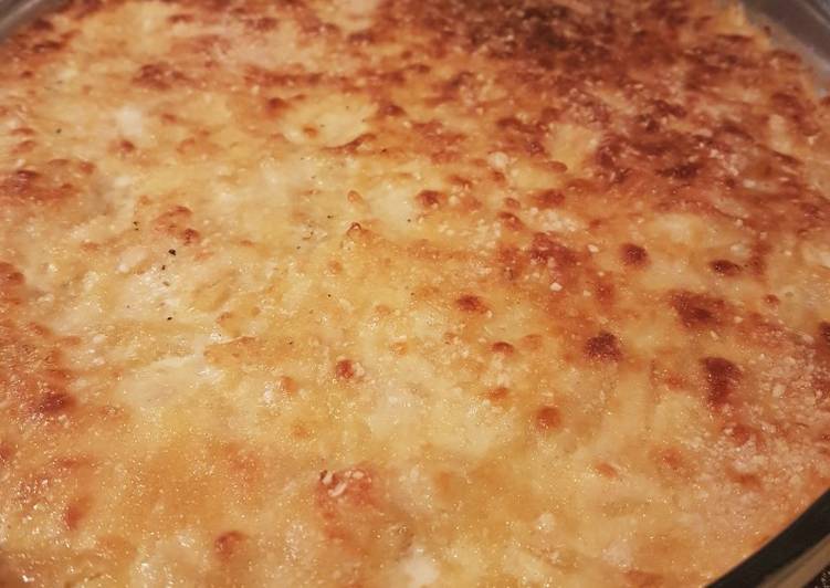 Bacalhau com natas com batata palha