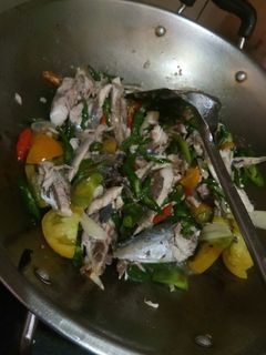 Foto resep Tumis ikan keranjang cabai hijau