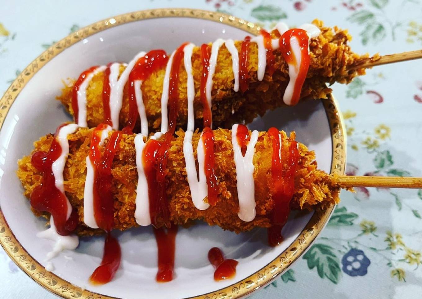 Corndog mozza tanpa ragi